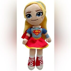 9” Mattel DC Super Hero Girls Supergirl mini plush doll.